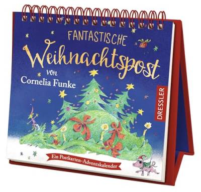 Fantastische Weihnachtspost von Cornelia Funke: Ein Postkarten-Adventskalender von Dressler